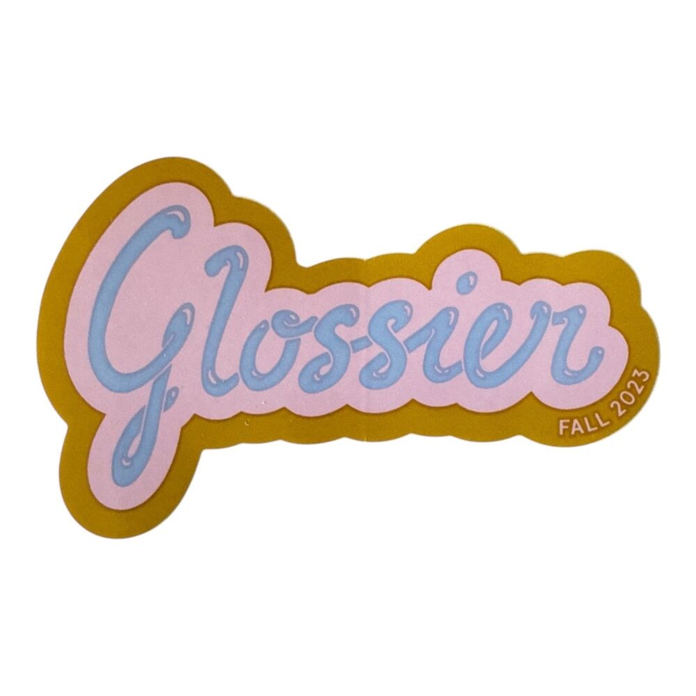 Glossier Fall 2023 Sticker, Glossier Decal, Brand New Mint Condition Collectible